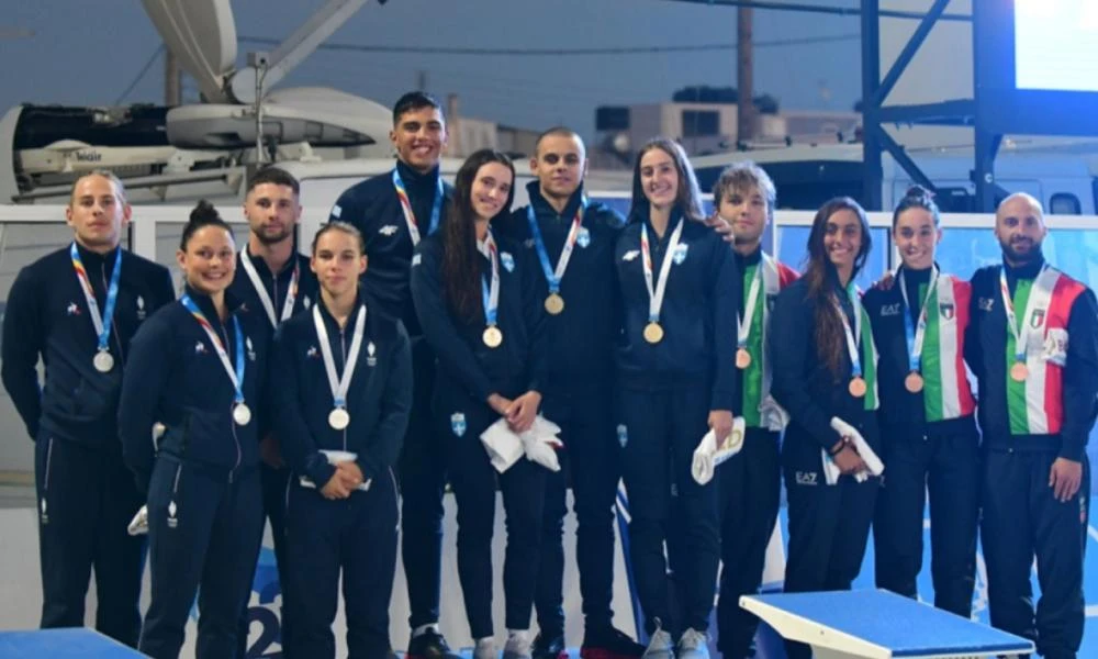 Μεσογειακοί Παράκτιοι: Σάρωσε η Ελλάδα με 4 χρυσά για την εθνική ομάδα της τεχνικής κολύμβησης